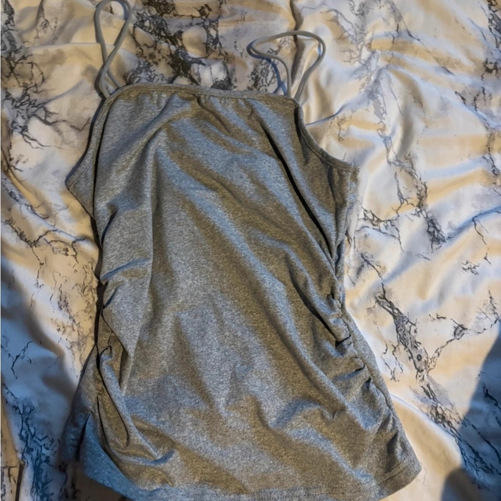Gray Women's Spaghetti Strap Top